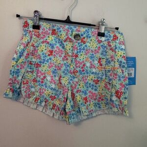 Ruffle Butts Floral Ruffle Shorts